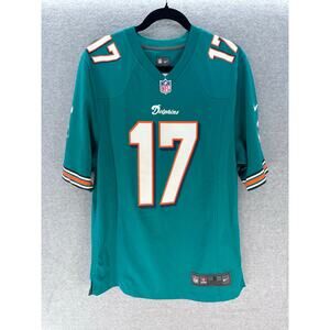 Nike Men's S Tannehill #17 Miami Dolphins On Field Jersey Teal Aqua Short Sleeve
